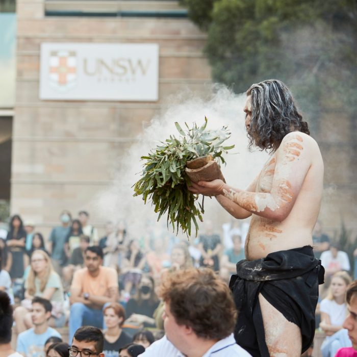 2023 Term 1 welcome to country at Kensington campus UNSW.