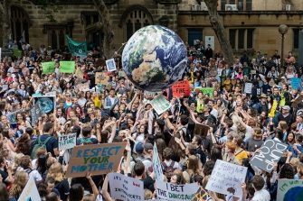 climate change rally