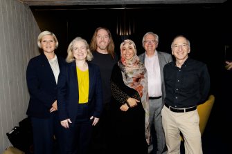 Sandra Brandin, Verity Firth,  Tim Minchin, Tawakkol Karman, Brian P. Schmidt, Saul Perlmutter