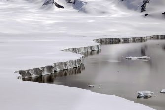 Antarctic ice shelf edge