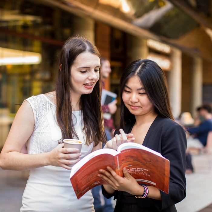 UNSW Students at Atomic Press Cafe, Kensington campus