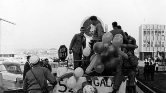 archive image of a Gala day parade