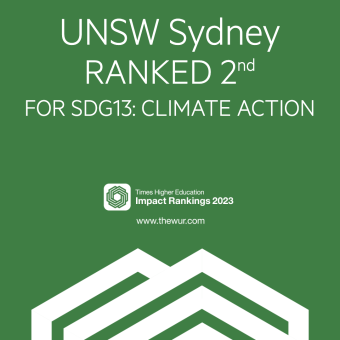 UNSW Sydney ranked 2nd