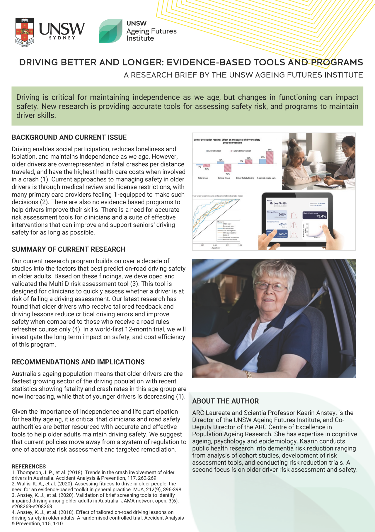 Anstey Driving Research Brief