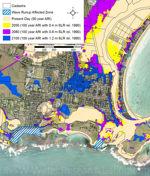 WRL’s study main objective was to provide Moyne Shire Council and other land and asset managers, with information which will assist in planning for and managing the projected impacts of climate change, encompassing over 50 km of coastline from Cape Reamur to Cape Killarney. This coastal vulnerability assessment considered local coastal processes and sea level rise implications, resulting in an integrated assessment of climate change impacts on the foreshore.