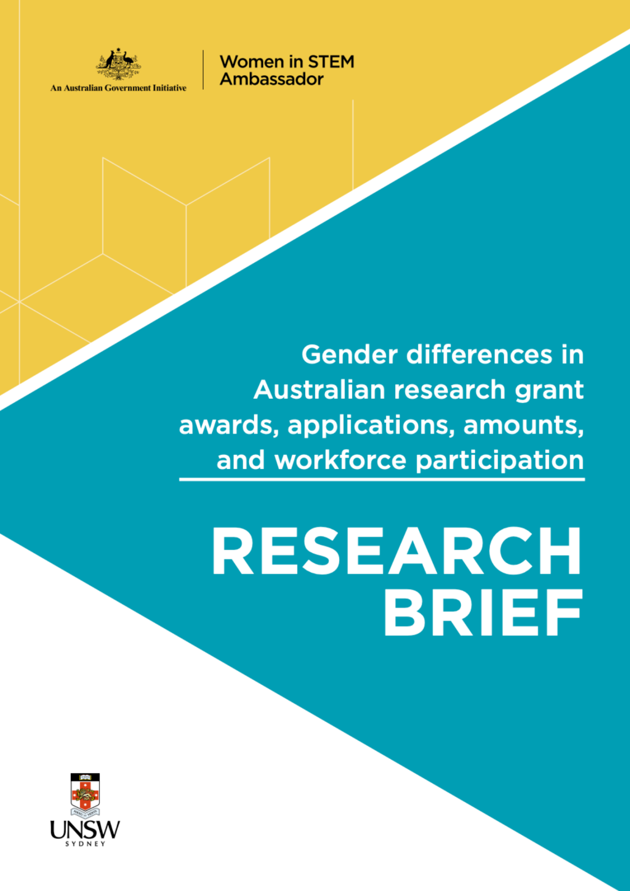 Gender differences in Australian research grant awards, applications, amounts, and workforce participation - 2