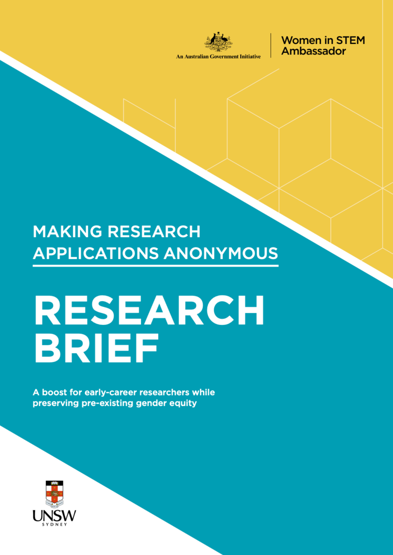 Making research applications anonymous - 3