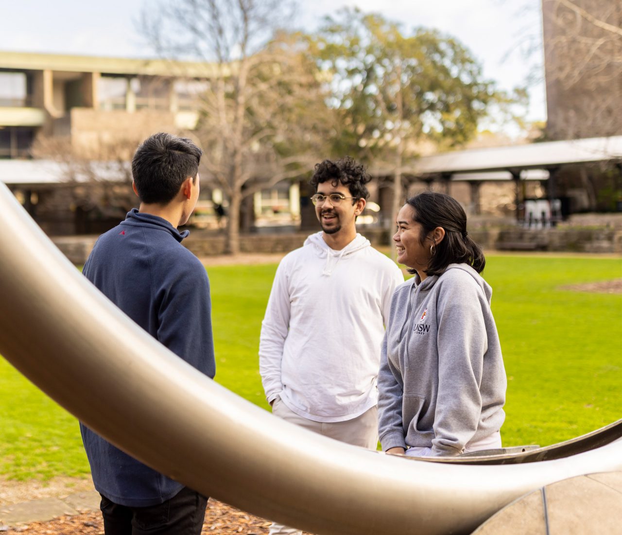 Students gathering at UNSW Sydney Kensington campus