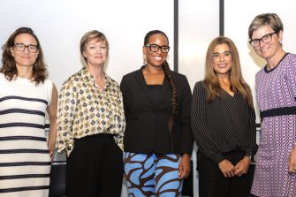 UNSW Gender Equality Hub  Professor Pauline Grosjean, Justice Jacqueline Gleeson, Angelica Ojinnaka, Professor Rosalind Dixon